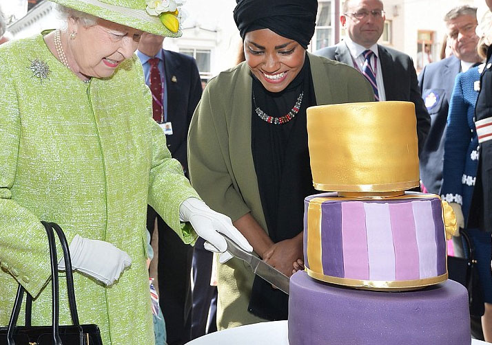 Photo of Great British Bake-Off cake for the Queen's 90th Birthday
