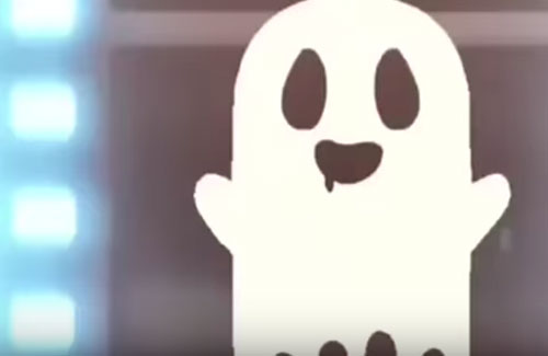 Cartoon ghost image