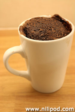 Photo of chocolate mug cake