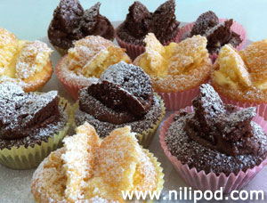 Further image of butterfly cup cakes