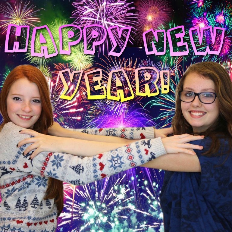 Happy New Year fireworks photo
