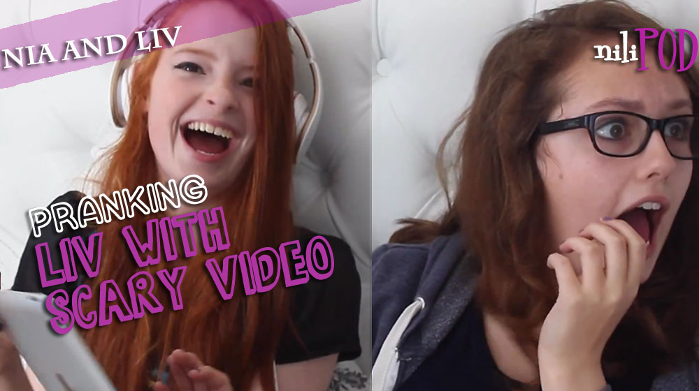 Pranking Liv with a scary video
