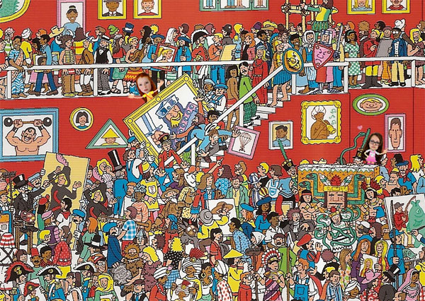 Where's Wally art gallery picture