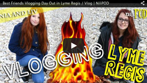 Our Beach Vlog - Going to Lyme Regis