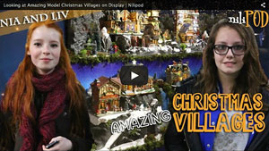 Checking Out Some Tiny Model Christmas Villages