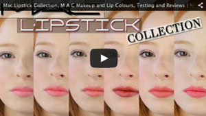Mac Lipstick Collection, M A C Makeup and Lip Colours, Testing and Reviews