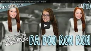 Singing the 'Da Doo Ron Ron' Song by The Crystals